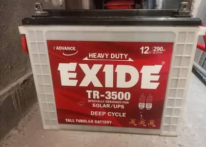 Exide TR-3500 Tall Tubular Battery for UPS & Solar