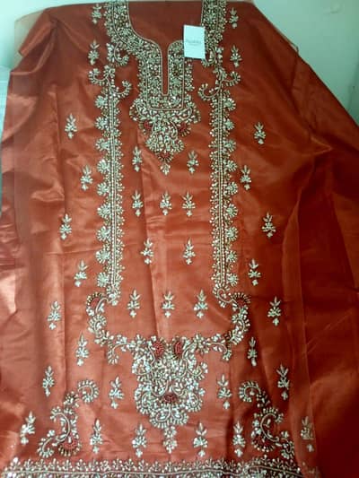 Handwork dabka work dress . partywear dress