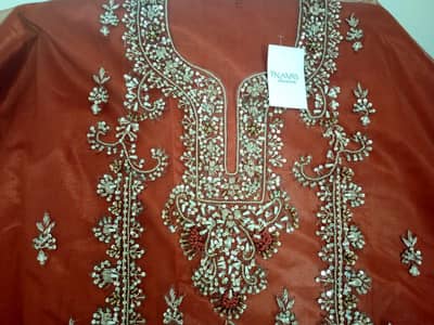 Handwork dabka work dress . partywear dress