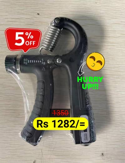 Hand Gripper Adjustable Resistance 5kg - 60kg