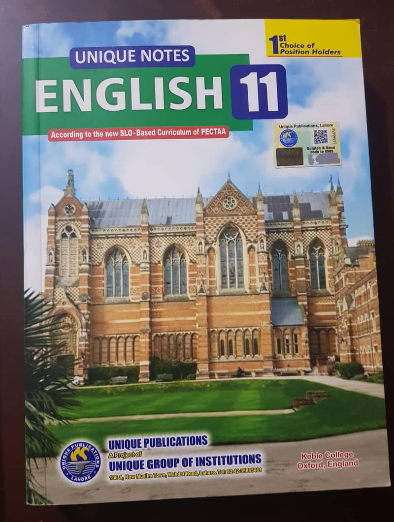 Unique Notes for Class 11th. 2