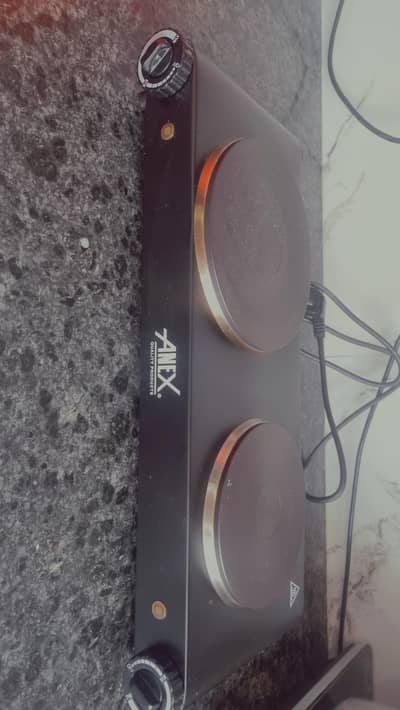 Double electric stove