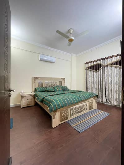 Guest House 2 Bed Furnished Apartment For Short Term & Daily Base Stay In Bahria Town Karachi