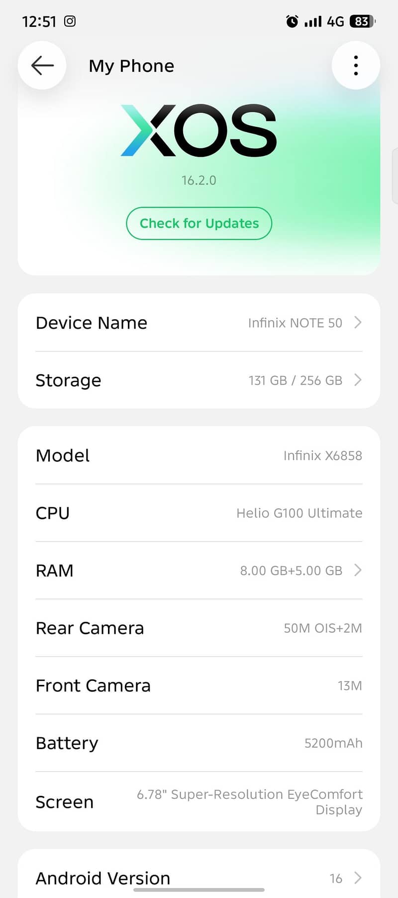 Infinix Note 50 8