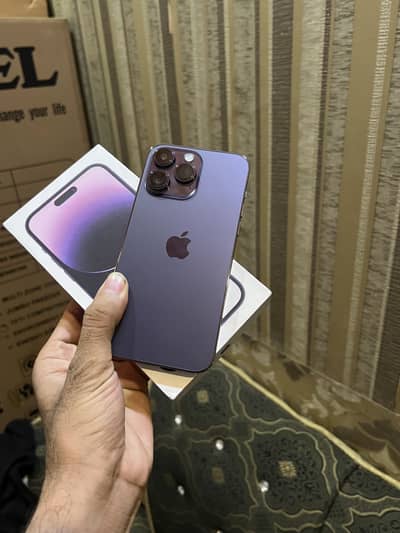 Iphone 14 pro max 128gb full box pta aproved dual sim