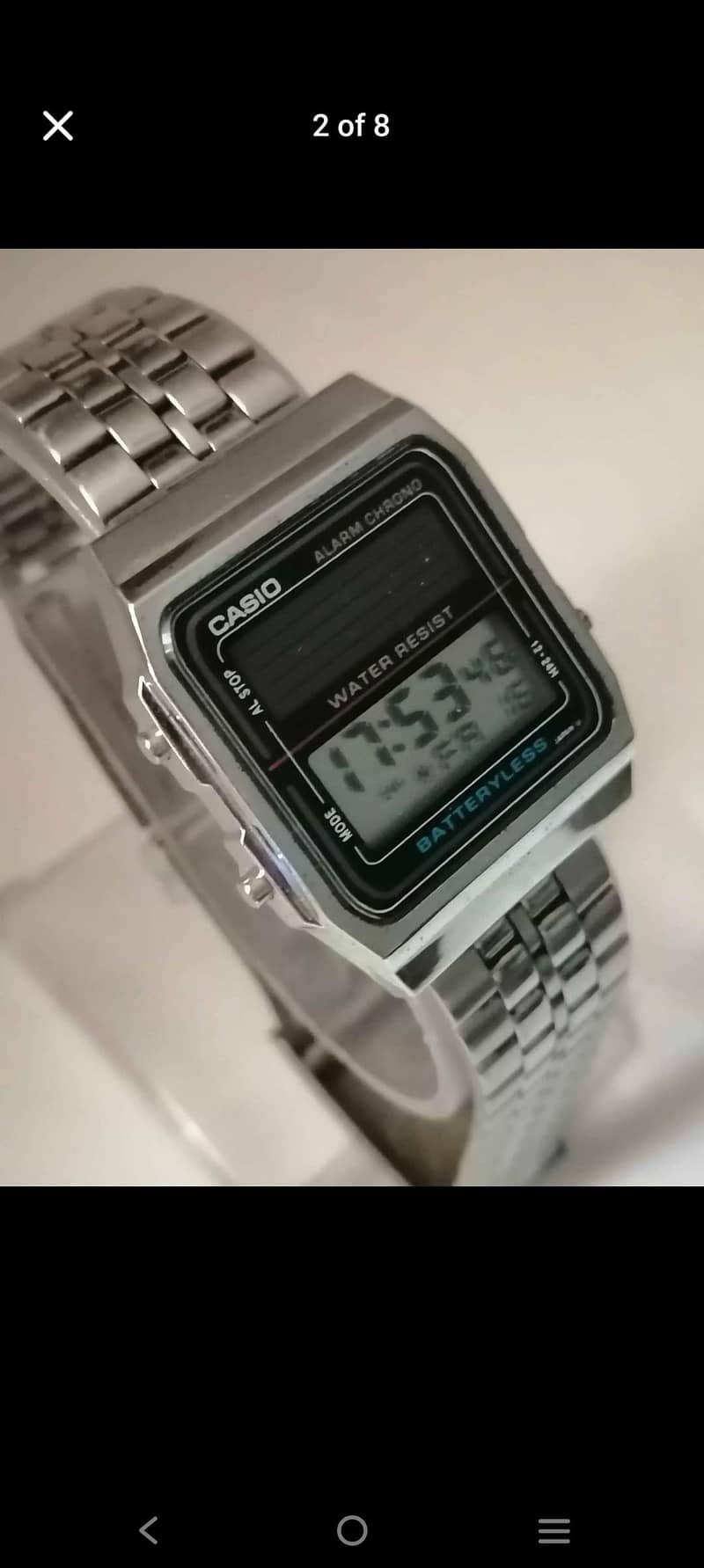 CASIO SOLAR BATTERYLESS 1