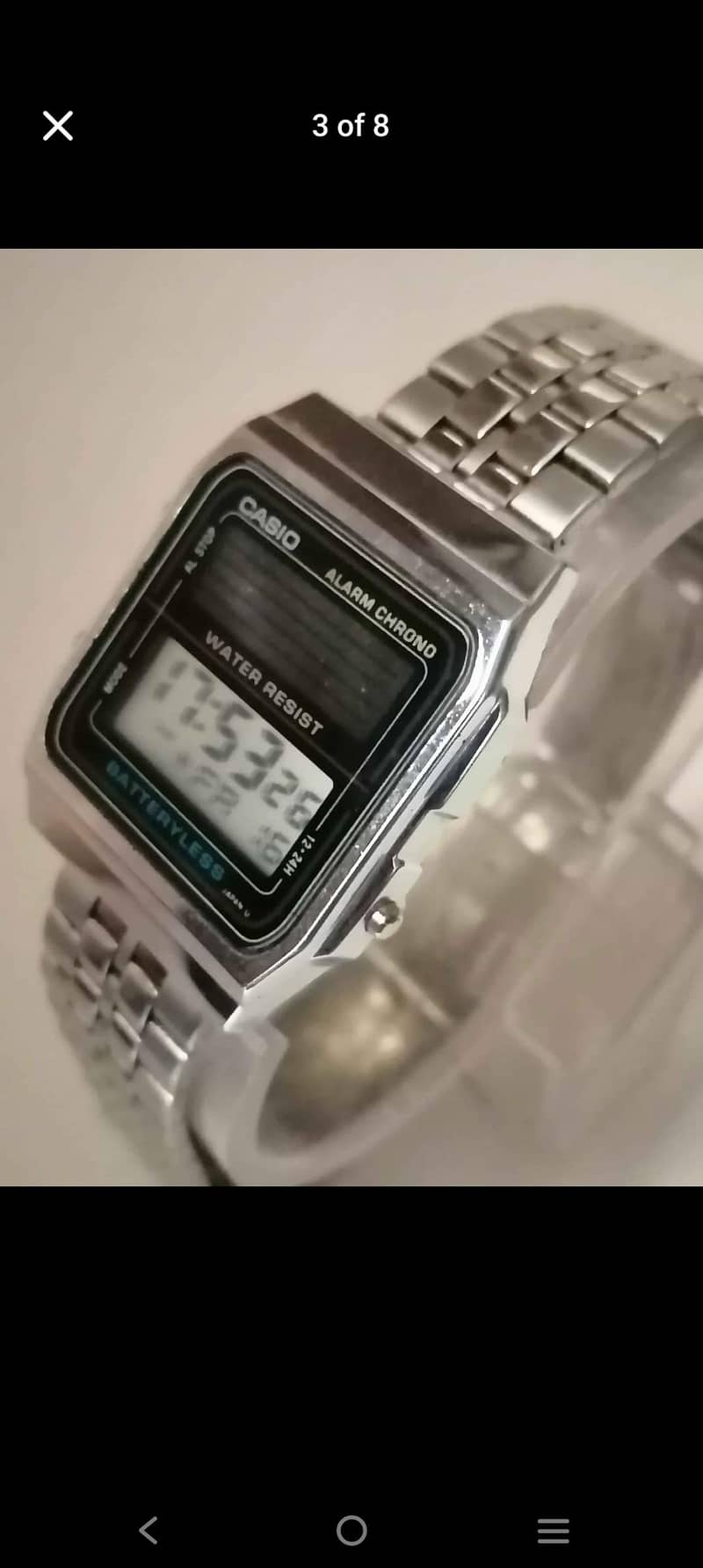 CASIO SOLAR BATTERYLESS 2