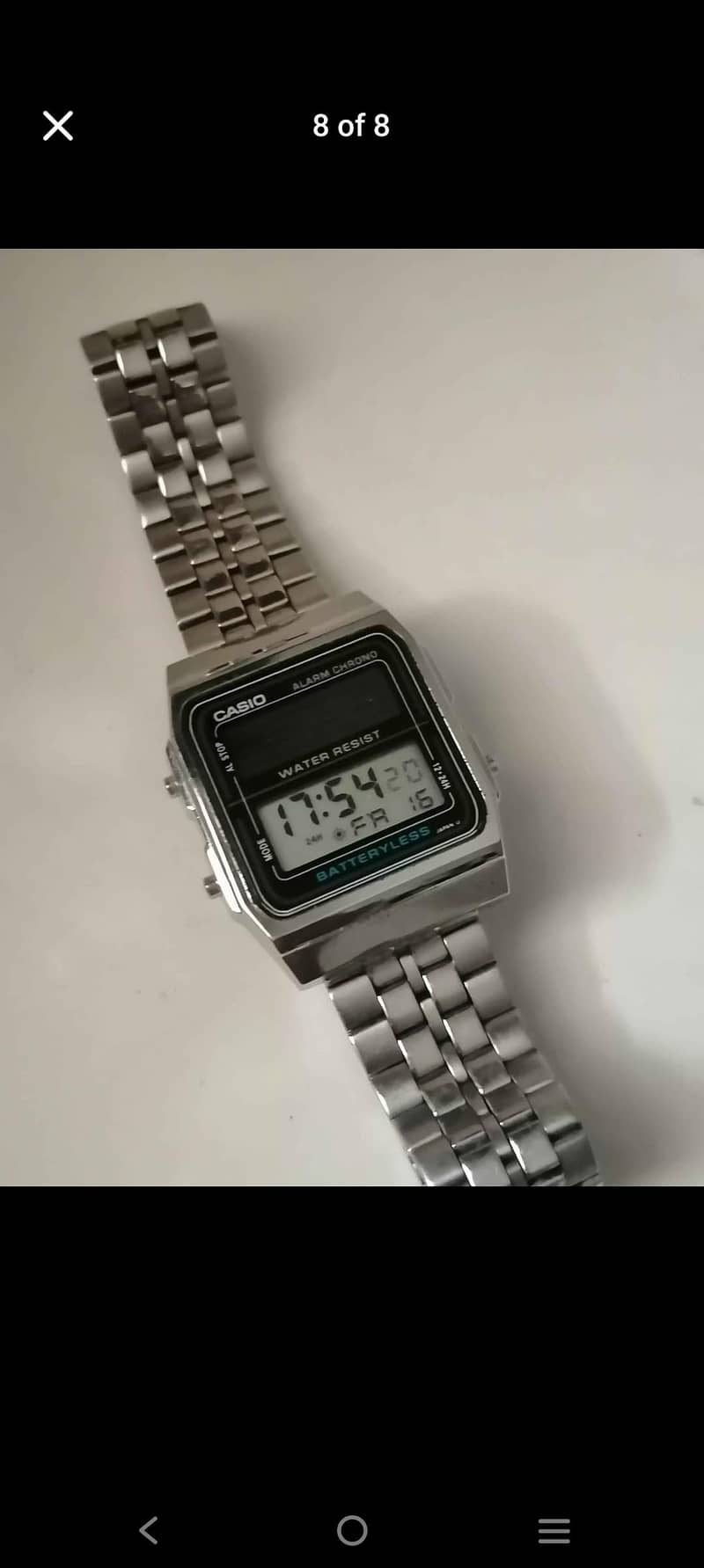 CASIO SOLAR BATTERYLESS 3