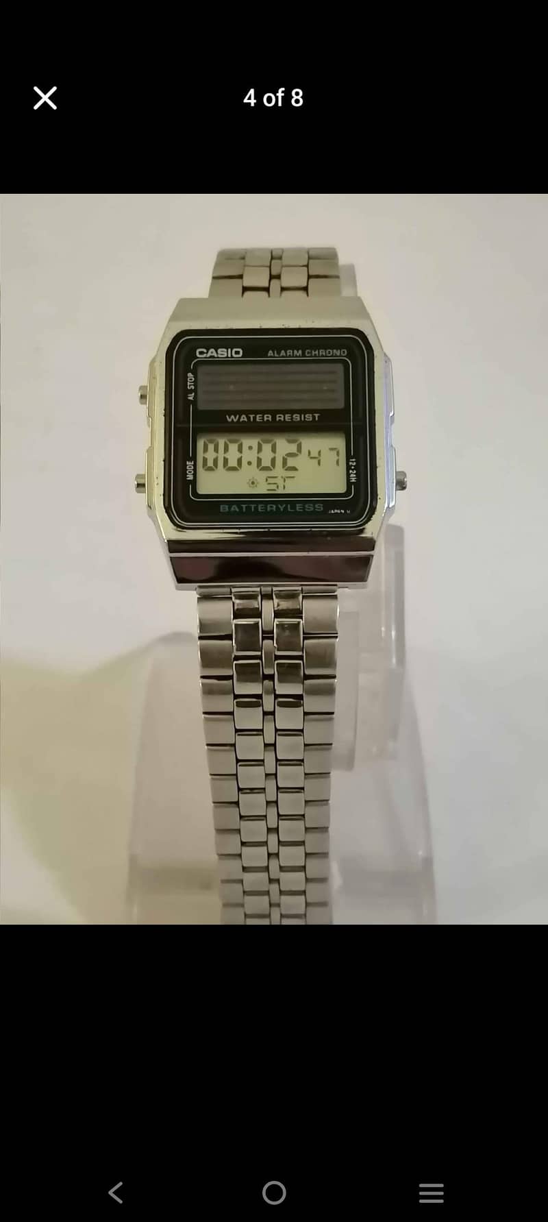 CASIO SOLAR BATTERYLESS 4