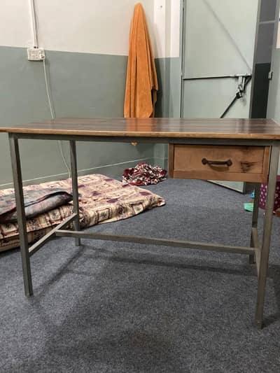 Strong Office/Study Table with Drawer – Good Condition