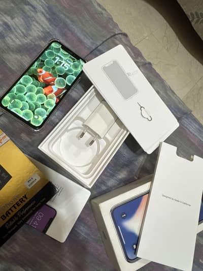 Iphone X with Box 64 Gb