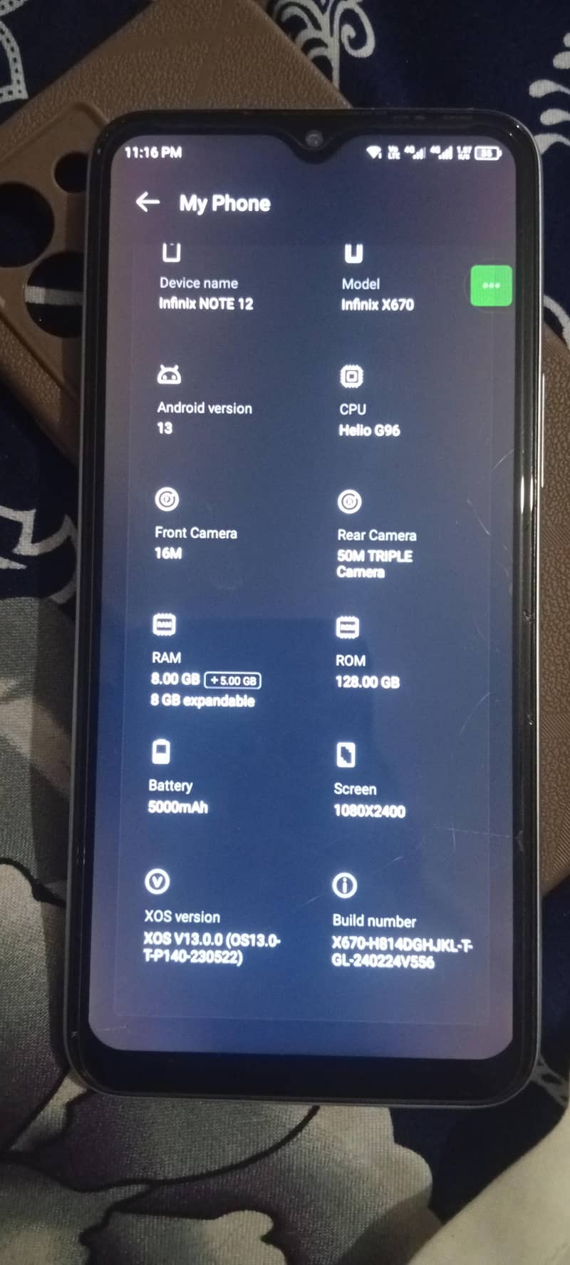 Infinix Note 12 0