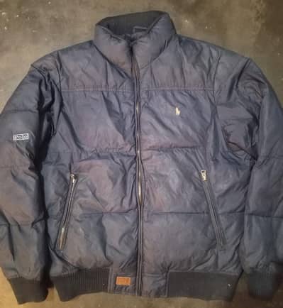 Polo Ralph Lauren Down Puffer Jacket Navy Size M