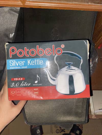 Imported Potobelo YD-3.0 Stainless Steel Whistling Kettle 3 Liter