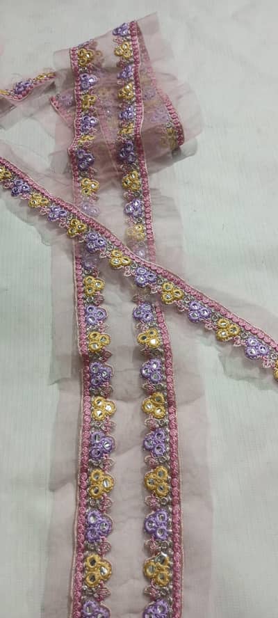 we have laces and patches for women clothes
