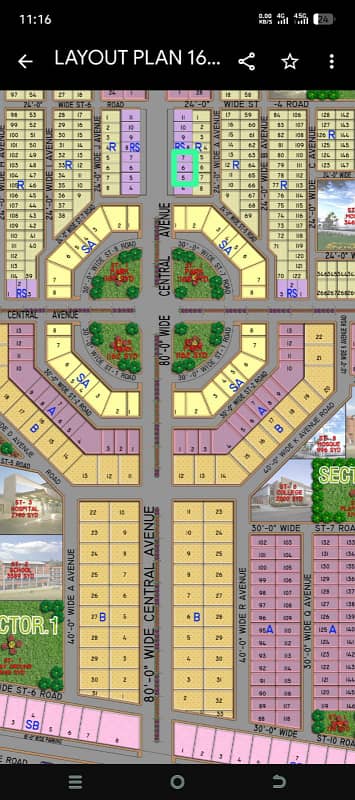 120 Gaz West Open Commercial Plot Vip Location 50 Ft Road For Sale