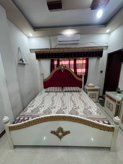 Deco bed Set  3 Piece in Akhrot Patex Wood Urgent Sale.