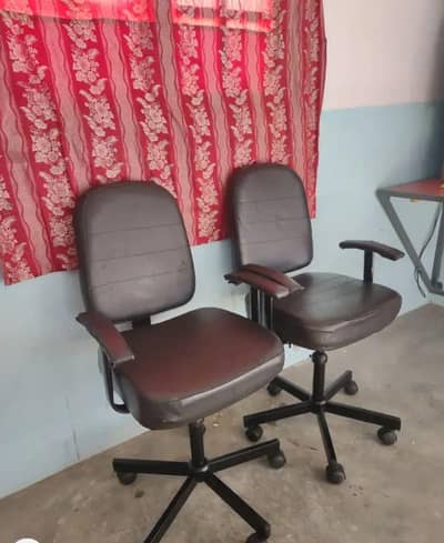 Pair of Revolving office/Study Chairs