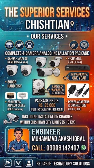 The Superior Services complete setup with installation Charges