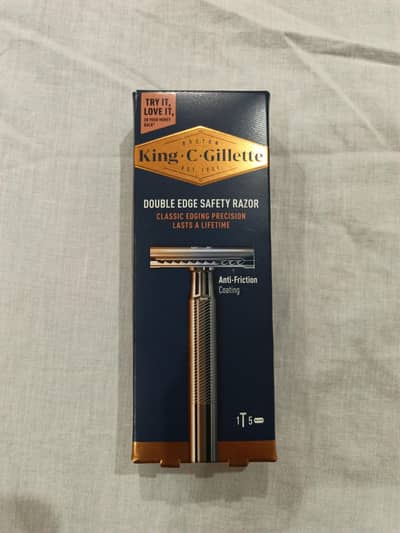 Gillette King C Double Edge Safety Razor