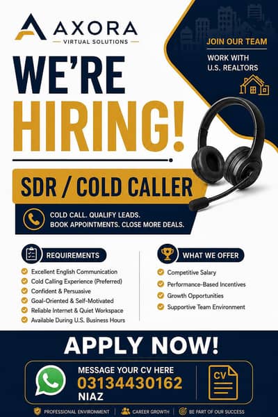 SDR/COLD CALLER
