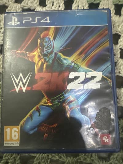 Ps4 wwe 2k 22 game cd