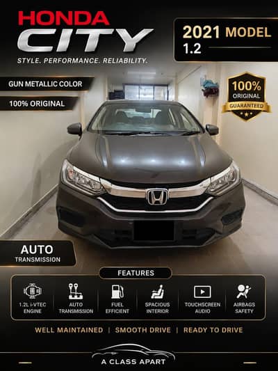 honda city 2021 model color gun metallic 40k done first owner orignal