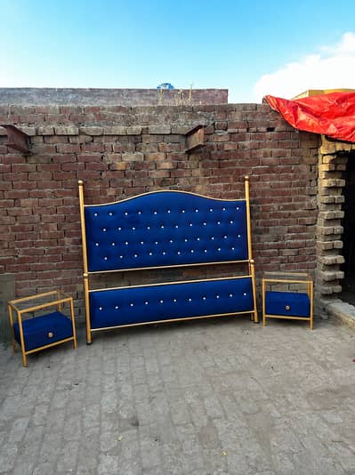 Slightly used iron bed for sale.
