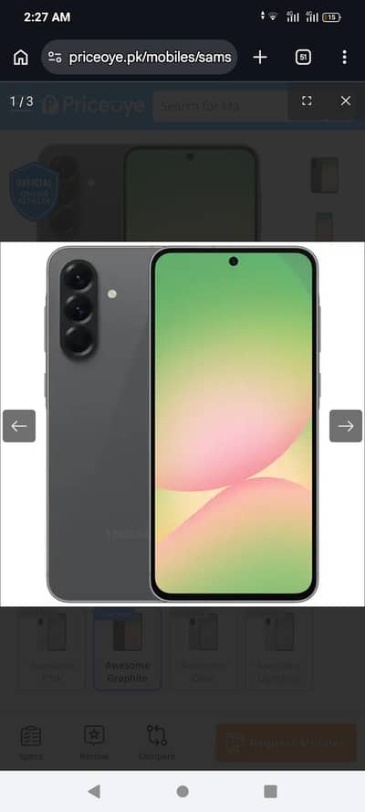 Samsung Mobile A56 12/256