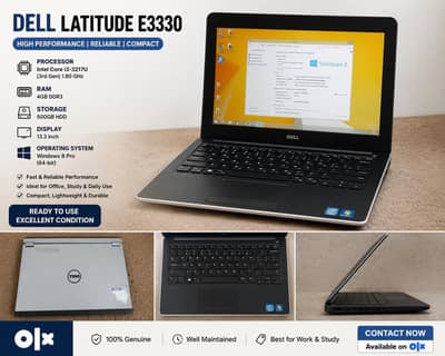 Dell Latitude E3330 | Core i3 3rd Gen | 4GB RAM | 500GB HDD