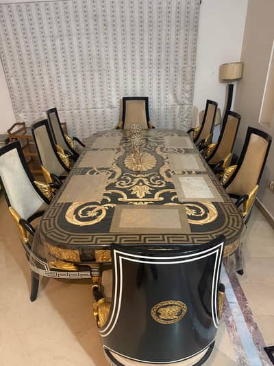 8 Table Dining Versace Design