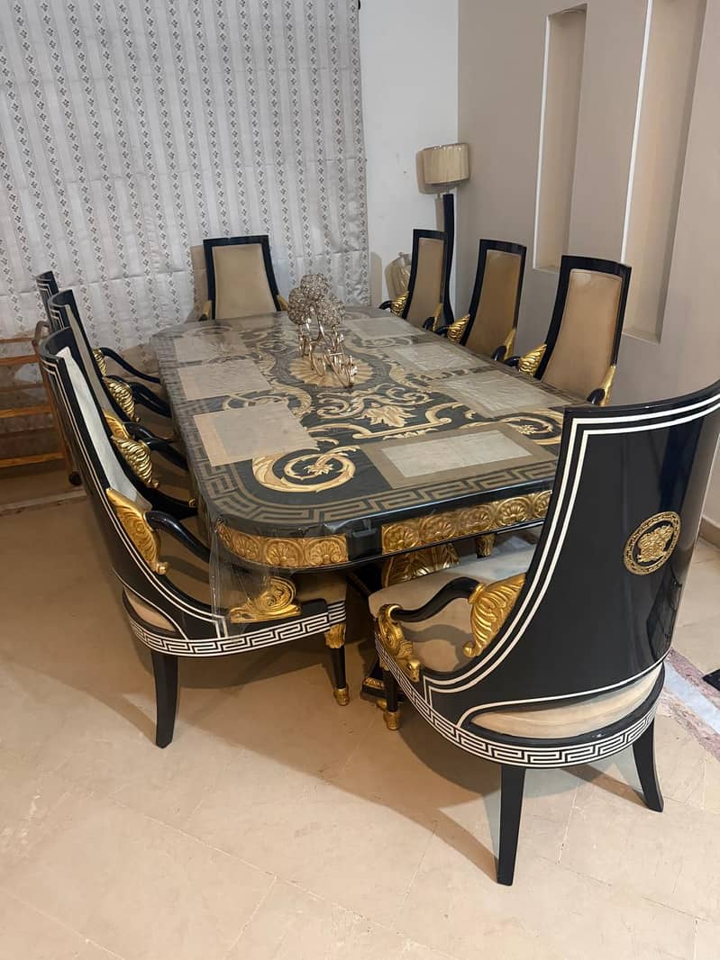 8 Table Dining Versace Design 1