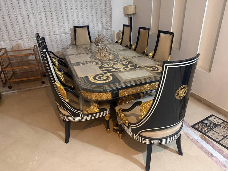 8 Table Dining Versace Design 2