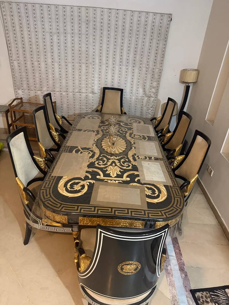 8 Table Dining Versace Design 3