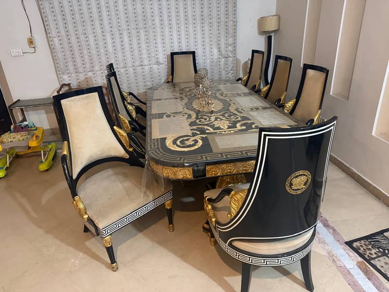 8 Table Dining Versace Design 4