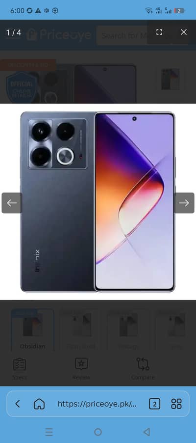 Infinix Note 40