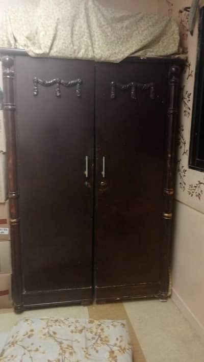 2 door high quality cupboard shishan wood