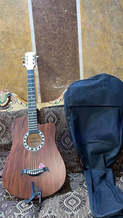 Acoustic guitar with truss rod 38 inches