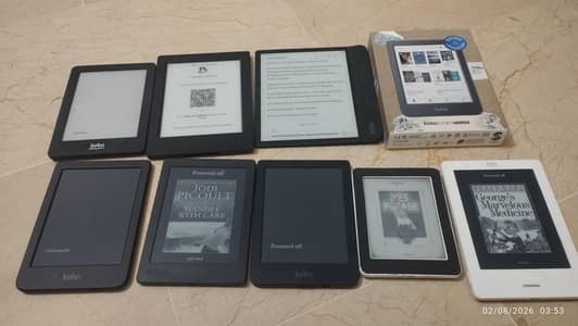 Kobo Touch glo aura edition 2 Clara hd colour B&w Libra colour forma