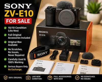 Sony ZV-E10 – For Sale