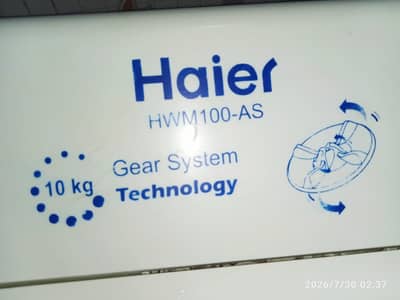 Haier washing machine twin tub model number HWM 100 AS