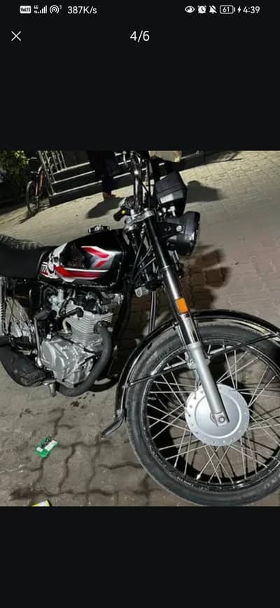 CG 125 Black color All Genioun