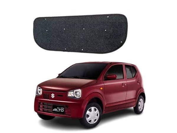 Bonnet Insulator with Clips for New Alto 660cc - Black Premium Quality