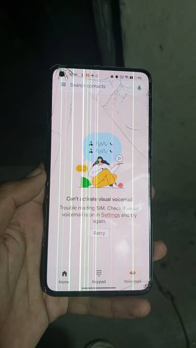 One Plus 9 With Lines And touch Brake But All Working