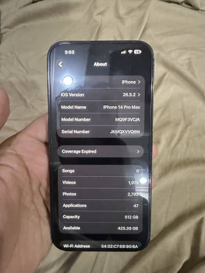 iPhone 14 pro max 512GB