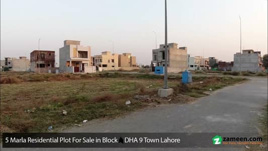 PLOT # D-603 RESIDENTIAL PLOT LOCATED IN THE BEST BLOCK OF DHA LAHORE.