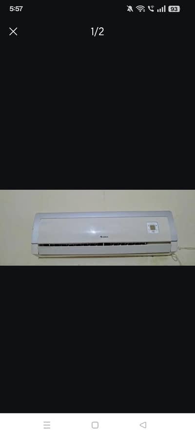 only Ac indoor Sirf ac hai Remote pype bss