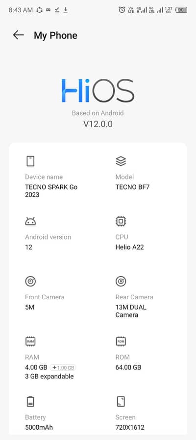 Tecno Spark Go