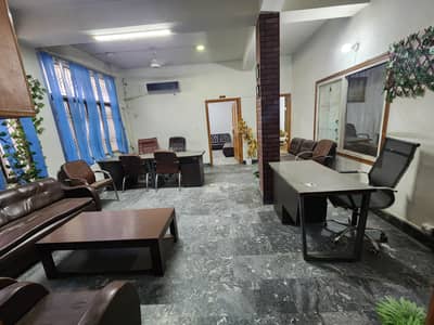 A furnished office space with ACs on 1st floor on Murree Rd faizabad