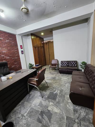 A furnished office space with ACs on 1st floor on Murree Rd faizabad